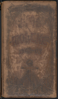 Deutsche Schiffspost - Marine:  1902/1903: Lederfotoalbum SMS Moltke 1902-1903 Reise Mittelmeer, Wes - Altri & Non Classificati