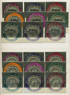 ** Thematische Philatelie: 1960's/70's GOLD & SILVER STAMPS: Collection Of About 40 Souvenir Sheets And - Unclassified