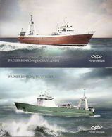 ICELAND, Booklet 127/28, 2014, Trawlers - Markenheftchen