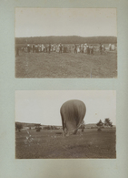 Thematik: Ballon-Luftfahrt / Balloon-aviation: Fotoalbum Pionierluftfahrt Bayern Augsburg Der Famili - Bäume