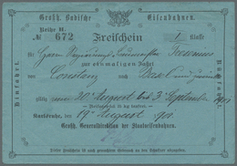 Br/GA Thematik: Eisenbahn / Railway: 1850/1993, Europa/Übersee, Reichhaltige Sammlung Von 168 Meist Versch - Treni