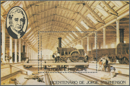 ** Thematik: Eisenbahn / Railway: 1983, SAO TOME E PRINCIPE: Locomotive (Swindon Depot With Stephenson) - Treinen