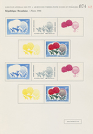 (*) Thematik: Flora, Botanik / Flora, Botany, Bloom: FLOWERS: 1966, Interesting Collection Of Ca. 70 Sta - Other & Unclassified