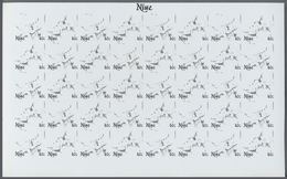 ** Thematik: Flora, Botanik / Flora, Botany, Bloom: 1981, Niue. Progressive Proofs Set Of Sheets For Th - Other & Unclassified