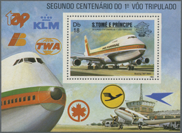 ** Thematik: Flugzeuge, Luftfahrt / Airoplanes, Aviation: 1983, SAO TOME E PRINCIPE: 200 Years Of Aviat - Avions