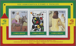 ** Thematik: Malerei, Maler / Painting, Painters: 1984, SAO TOME E PRINCIPE: International Stamp Exhibi - Andere & Zonder Classificatie