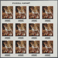 ** Thematik: Napoleon: 1970, Fujeira. Progressive Proofs Set Of Sheets For The Issue NAPOLEON 200th BIR - Napoleon