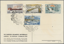 Br Thematik: Olympische Spiele / Olympic Games: 1936/1972 (ca): 233 Belege Und 4 Ungebrauchte Vignetten - Altri & Non Classificati