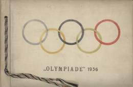 Thematik: Olympische Spiele / Olympic Games: 1936: Fotoalbum Olympiade Berlin 1936 (eines Polizisten - Other & Unclassified