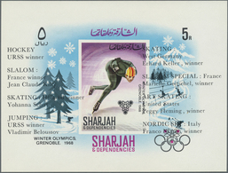 ** Thematik: Olympische Spiele / Olympic Games: 1968, Sharjah, U/m Collection/accumulation Comprising M - Autres & Non Classés