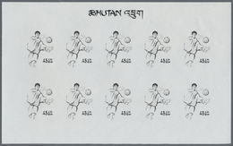 ** Thematik: Olympische Spiele / Olympic Games: 1968, Bhutan. Progressive Proofs Set Of Sheets For The - Sonstige & Ohne Zuordnung