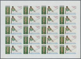 ** Thematik: Olympische Spiele / Olympic Games: 1969, Guinea. Progressive Proofs Set Of Sheets For The - Other & Unclassified