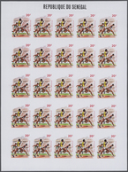 ** Thematik: Olympische Spiele / Olympic Games: 1972, Senegal. Progressive Proofs Set Of Sheets For The - Other & Unclassified