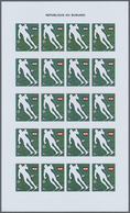 ** Thematik: Olympische Spiele / Olympic Games: 1974, Burundi. Progressive Proofs Set Of Sheets For The - Other & Unclassified