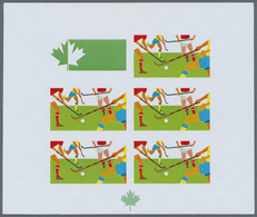 ** Thematik: Olympische Spiele / Olympic Games: 1976, Aitutaki. Progressive Proofs Set Of Sheets For Th - Other & Unclassified