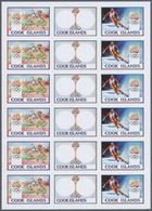 ** Thematik: Olympische Spiele / Olympic Games: 1990, Cook Islands. Progressive Proofs Set Of Sheets Fo - Autres & Non Classés