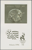 ** Thematik: Olympische Spiele / Olympic Games: 1993, Guyana. Complete Set Of 6 Time 50 Souvenir Sheets - Autres & Non Classés