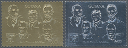 ** Thematik: Persönlichkeiten / Personalities: 1992, Guyana. Lot Containing 100 GOLD Stamps And 100 SIL - Autres & Non Classés