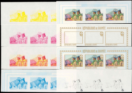 ** Thematik: Pfadfinder / Boy Scouts: 1969, Guinea. Accumulation Containing 6 Lots With Proofs, Thereof - Autres & Non Classés