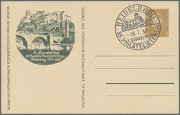 GA Thematik: Philatelie - Tag Der Briefmarke / Stamp Days: 1916/1973, 83 Belege Zum "Tag Der Briefmarke - Stamp's Day