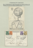 Br/Brfst Thematik: Philatelistentage / Philatelic Congresses: 1920/1938, Interessante Sammlung "Deutsche Phil - Briefmarkenausstellungen