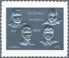 ** Thematik: Politik / Politics: 1994, Guyana. Lot Containing 200 Complete Sets à 2 Stamps GOLD/SILVER - Zonder Classificatie