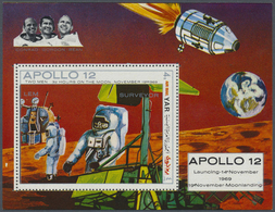 ** Thematik: Raumfahrt / Astronautics: 1970, YEMEN: Second Manned Moon Landing (Apollo XII) Miniature S - Altri & Non Classificati