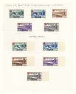 */**/Br Thematik: Rotes Kreuz / Red Cross: 1947, Lebanon, Red Cross Issue, Specialised Assortment Incl. Impe - Red Cross