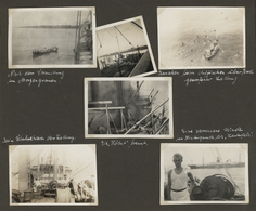 Thematik: Schiffe / Ships:  1928/1940 (ca): 3 Fotoalben Eines Seemannes Smutje Ab Ca. 1928 Eingesetz - Ships