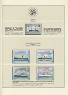 ** Thematik: Schiffe / Ships: 1970s/1980s, Unmounted Mint Thematic Collection In 13 Blue Binders With S - Ships