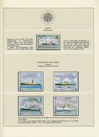 ** Thematik: Schiffe / Ships: 1970s/1980s, Unmounted Mint Thematic Collection In 13 Blue Binders With S - Barche