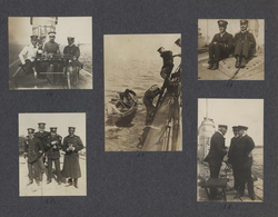 Thematik: Schiffe-U-Boote / Ships-submarines: 1914/1918: Fotoalbum U 28 / U24 (Hans Peters, Wurde Na - Ships
