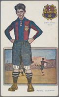 Thematik: Sport-Fußball / Sport-soccer, Football: 1921/1922, FC BARCELONA, "CAMPEON DE ESPANA", Grou - Other & Unclassified