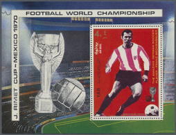 ** Thematik: Sport-Fußball / Sport-soccer, Football: 1970, YEMEN: Football World Championship Mexico Tw - Andere & Zonder Classificatie