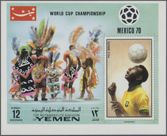 ** Thematik: Sport-Fußball / Sport-soccer, Football: 1970, YEMEN (Kingdom): Winners Of The Football Wor - Andere & Zonder Classificatie