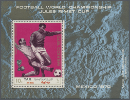 ** Thematik: Sport-Fußball / Sport-soccer, Football: 1970, YEMEN: Football World Championship Mexico Tw - Other & Unclassified