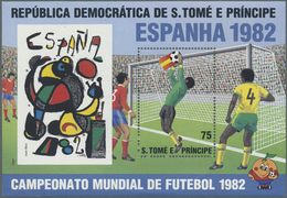 ** Thematik: Sport-Fußball / Sport-soccer, Football: 1982, SAO TOME E PRINCIPE: Football World Champion - Sonstige & Ohne Zuordnung