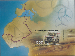 ** Thematik: Sport-Motorsport / Sport-motorsports: 1983, MALI: Rallye Paris-Dakar Miniature Sheet Showi - Moto