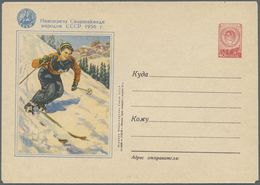 Br/GA Thematik: Sport-Wintersport / Sport-winter Sports: 1913/1978, Deutschland/Europa, Sammlung Von 107 N - Winter (Varia)