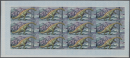 ** Thematik: Tiere-Dinosaurier / Animals-dinosaur: 1968, Fujeira. Progressive Proofs Set Of Sheets For - Préhistoriques