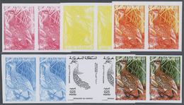 ** Thematik: Tiere-Hühnervögel / Animals-gallinaceus Birds: 1974, Morocco. Lot Containing Progressive P - Hühnervögel & Fasanen