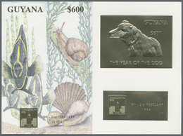 ** Thematik: Tiere-Hunde / Animals-dogs: 1994, Guyana. Lot With 25 Complete Sets à 4 Souvenir Sheets "S - Chiens