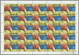 ** Thematik: Tiere-Meerestiere / Animals-sea Animals: 2004, Papua New Guinea. Lot Of 2,500 Stamps "70t - Vita Acquatica
