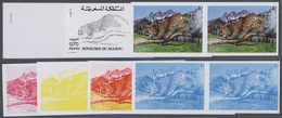 ** Thematik: Tiere-Raubtiere / Animals-predacious Cats: 1974, Morocco. Lot Containing Progressive Proof - Other & Unclassified