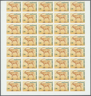 ** Thematik: Tiere-Schildkröten / Animals-turtles: 1989, Tunisia. Progressive Proofs Set Of Sheets For - Tartarughe