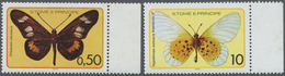 ** Thematik: Tiere-Schmetterlinge / Animals-butterflies: 1979, SAO TOME E PRINCIPE: Butterflies Lot Wit - Farfalle