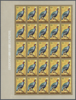 ** Thematik: Tiere-Vögel / Animals-birds: 1965 (June 10), Burundi. Lot Of 2 IMPERFORATED Sheets Of 25 S - Other & Unclassified