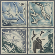 ** Thematik: Tiere-Wasservögel / Animals-water Birds: 1955, Monaco, Waterbirds Perf. 11, Complete Set O - Other & Unclassified