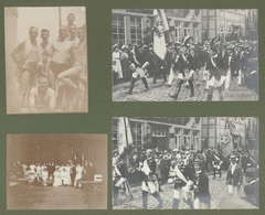 Thematik: Universitäten / Universities:  1910/1920 (ca): Fotoalbum 91 Fotos Eines Studenten/Soldaten - Other & Unclassified