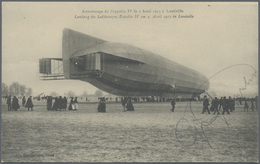 Thematik: Zeppelin / Zeppelin: 1905/1939, Reichhaltige Sammlung Mit Postkarten, Dabei U. A. Auch Ein - Zeppelin